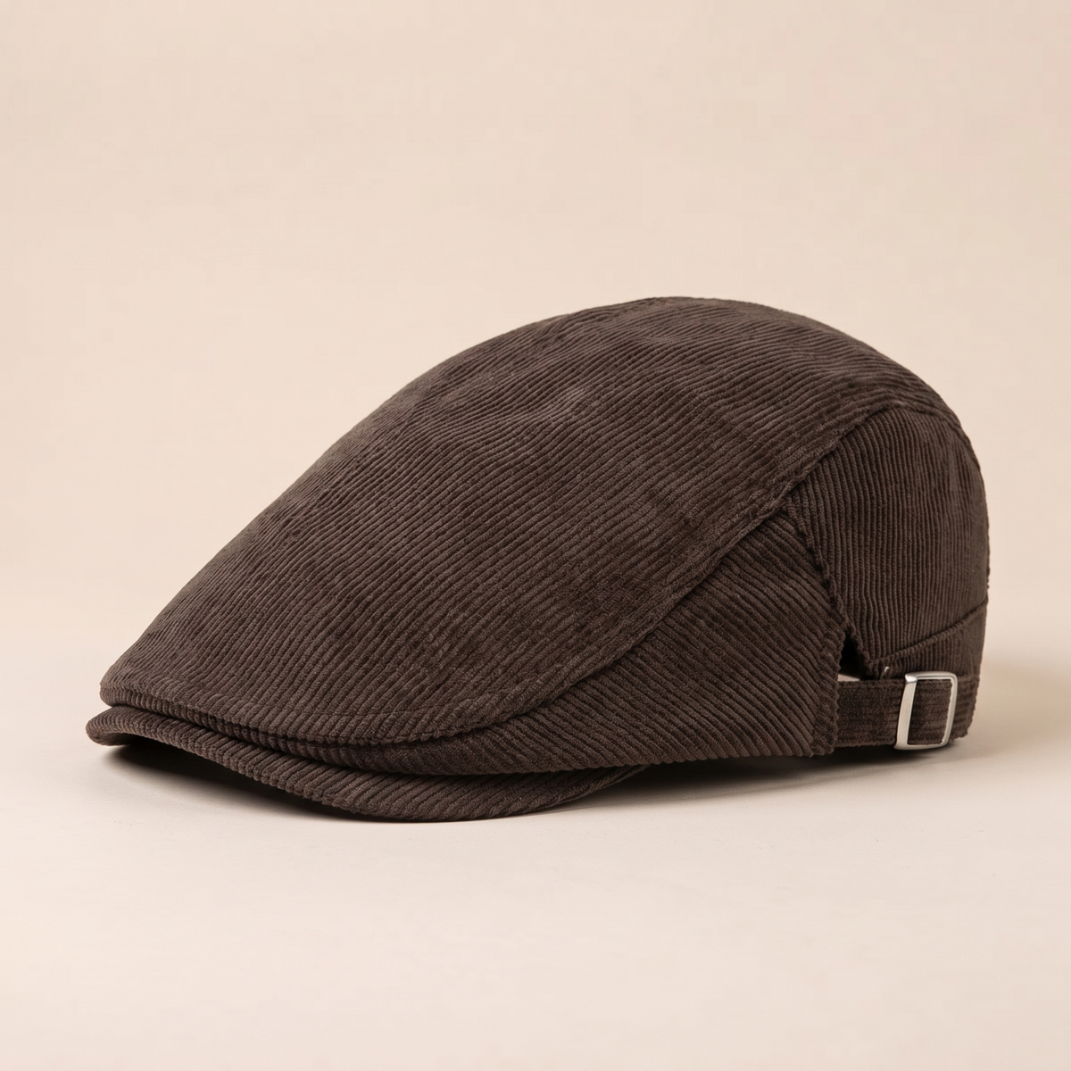 Sztruksowa czapka Vintage
