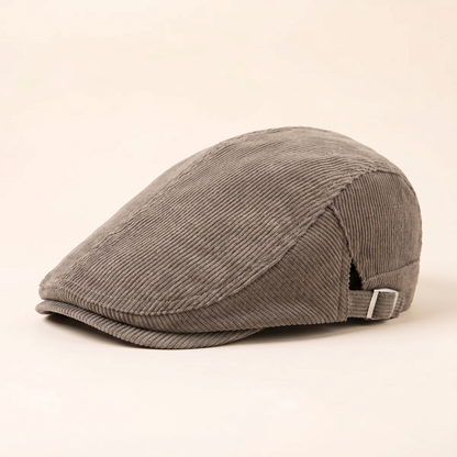 Sztruksowa czapka Vintage