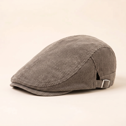 Sztruksowa czapka Vintage
