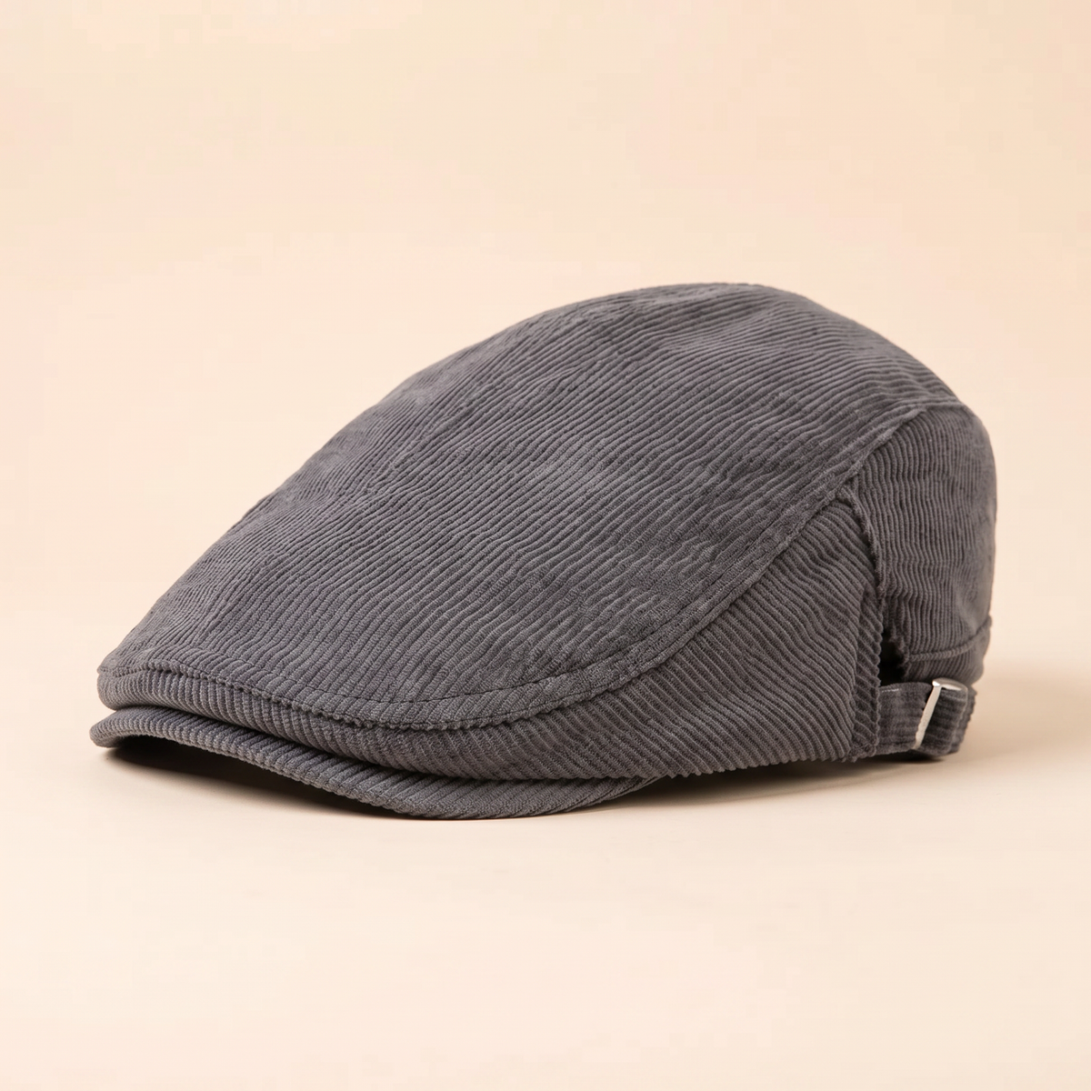 Sztruksowa czapka Vintage
