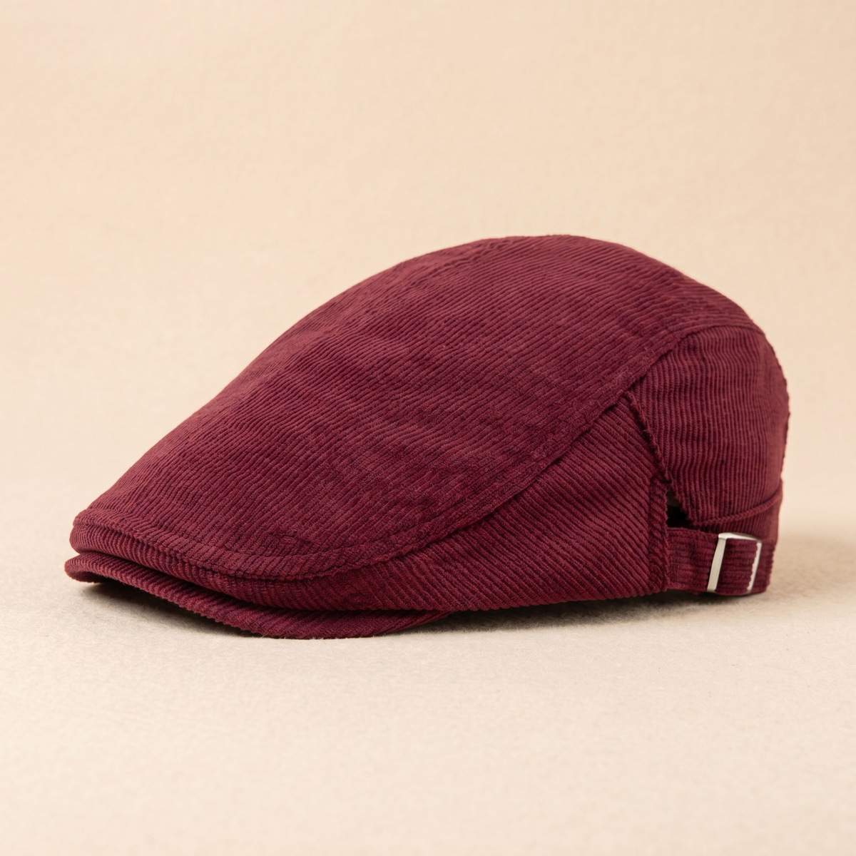 Sztruksowa czapka Vintage